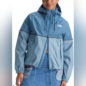 The North Face Women's Novelty Antora Rain Hoodie, Indigo Stone/steel Blue